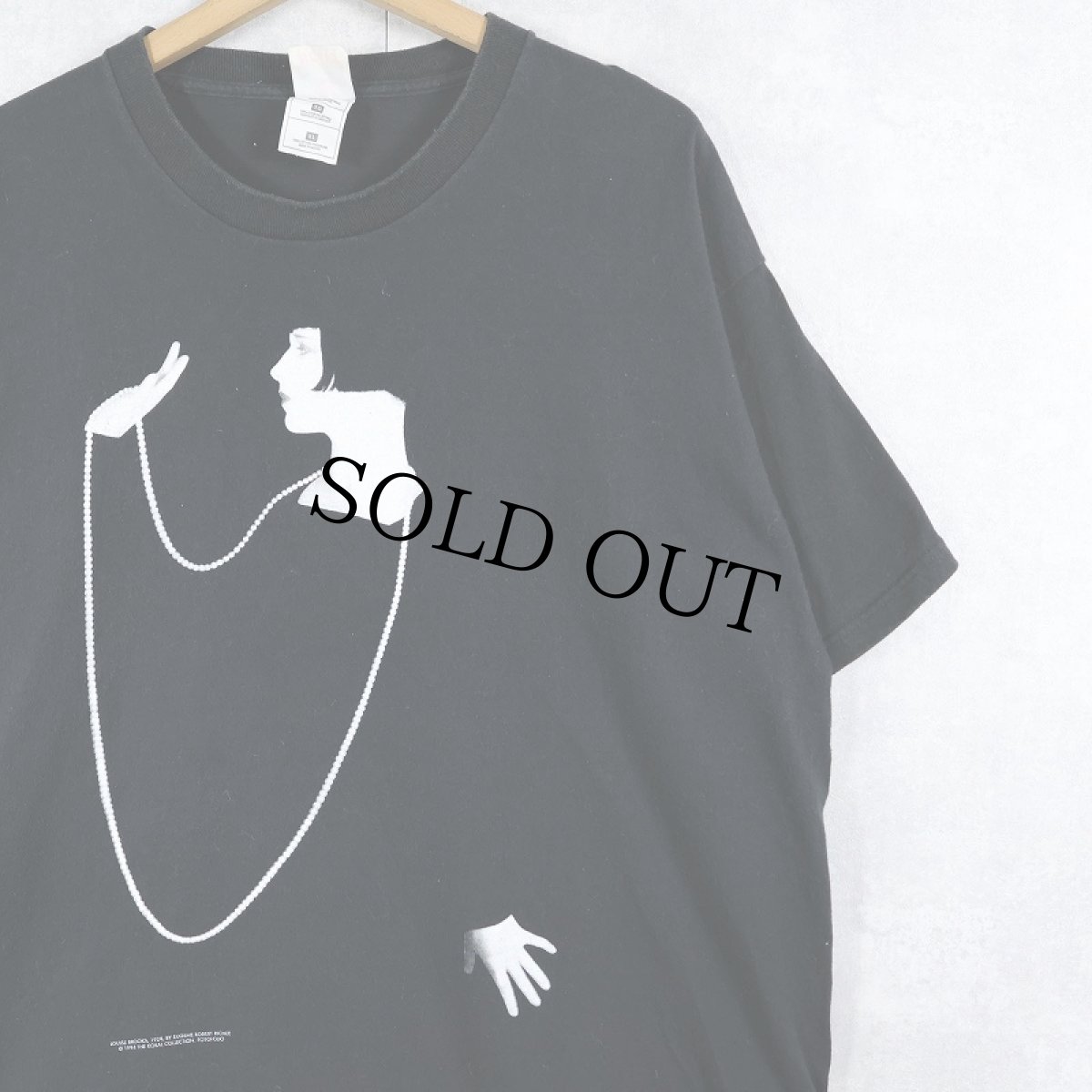 画像1: 90's〜 Louise Brooks　by FOTOFOLIO 女優プリントTシャツ BLACK XL (1)