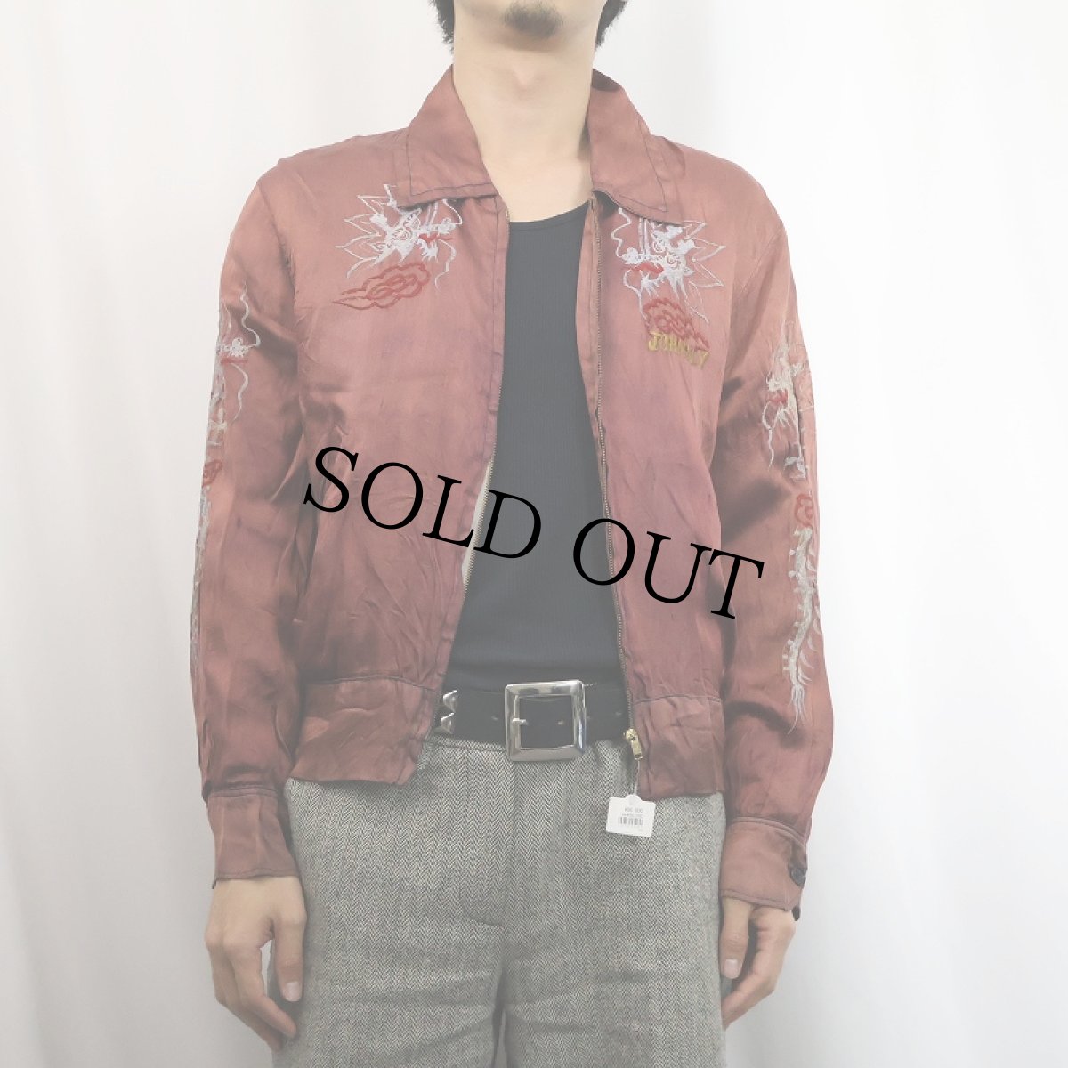 画像3: 60's "KOREA" サテンスーベニアジャケット (3)