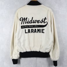 画像1: 50's Midwest by BUTWIN コットン×レーヨンスタジャン SIZE38 (1)