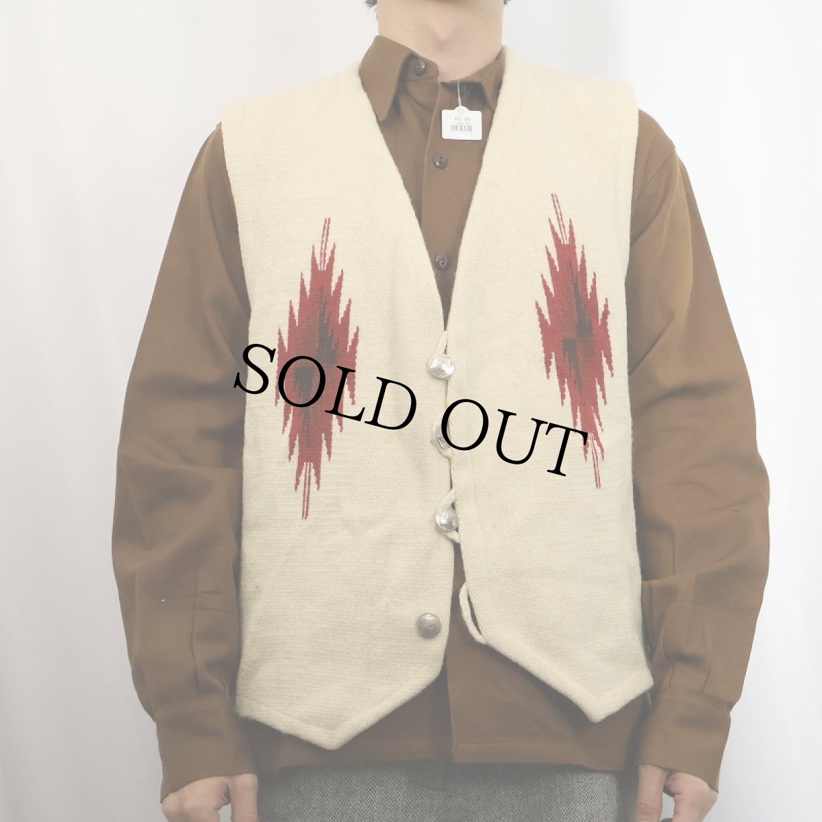 画像2: 60's〜 ORTEGA'S チマヨベスト SIZE46 (2)