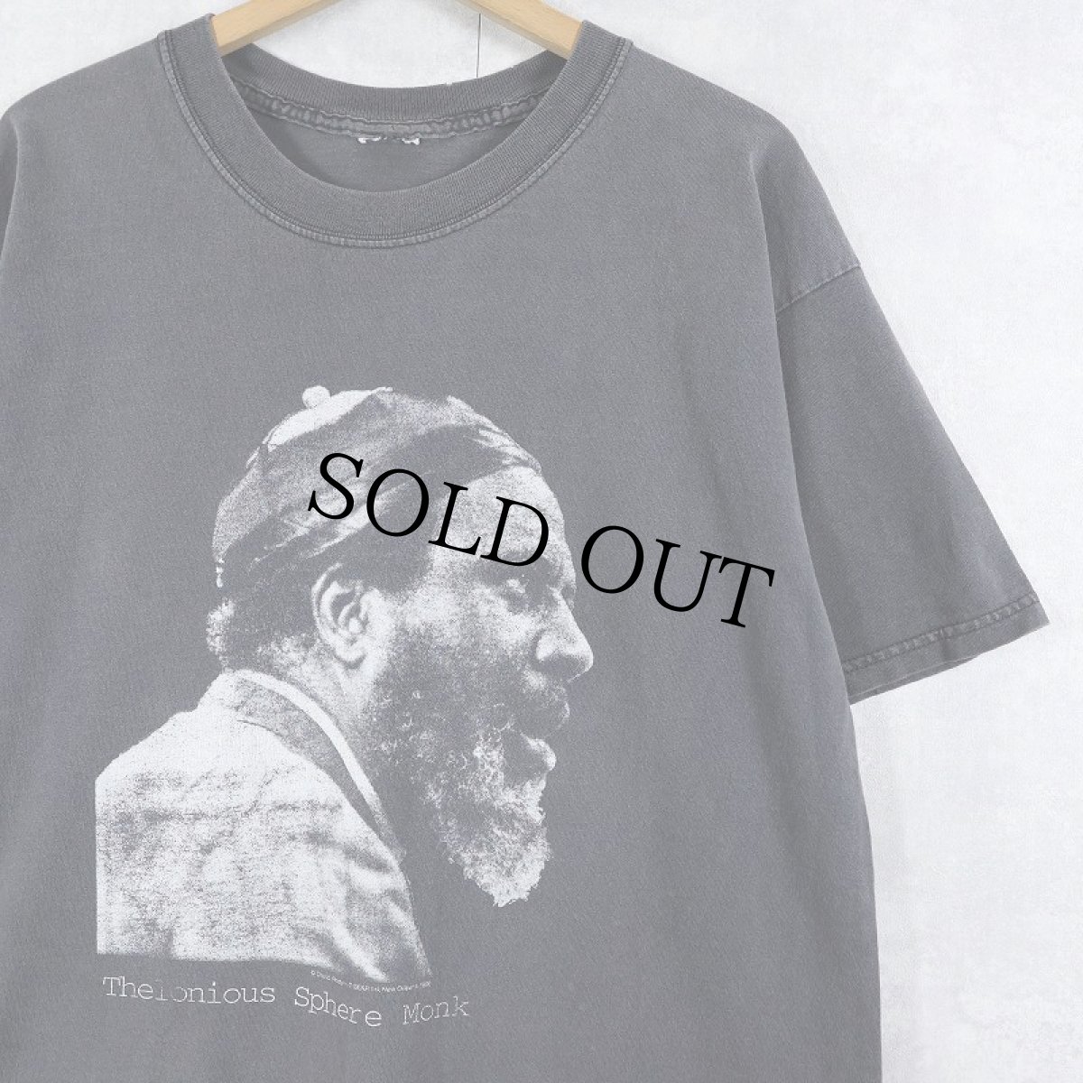 画像1: 90's〜 Gear Inc. Thelonious Monk ピアニストTシャツ (1)