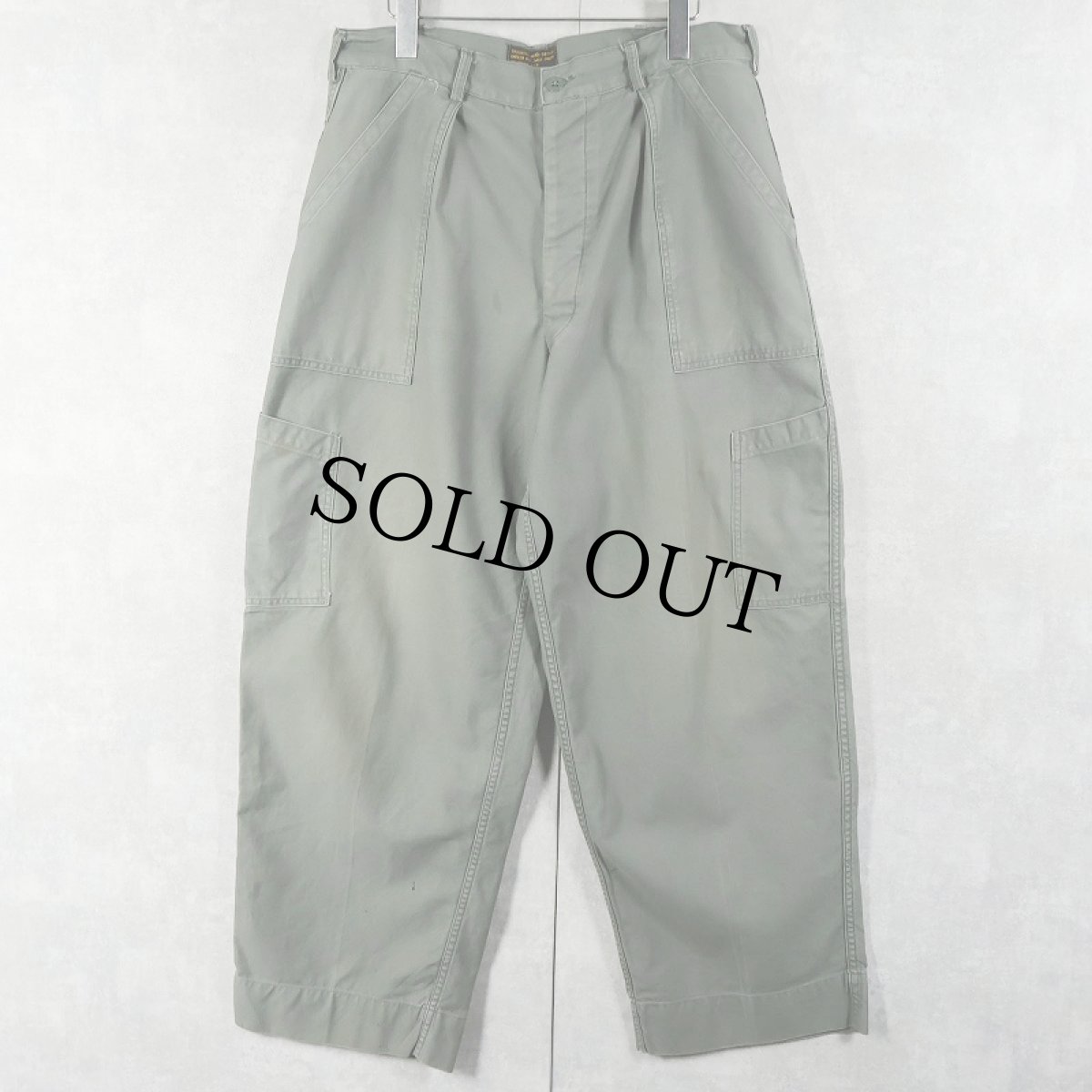 画像1: 50's USAF メカニックパンツ W33-34 (1)