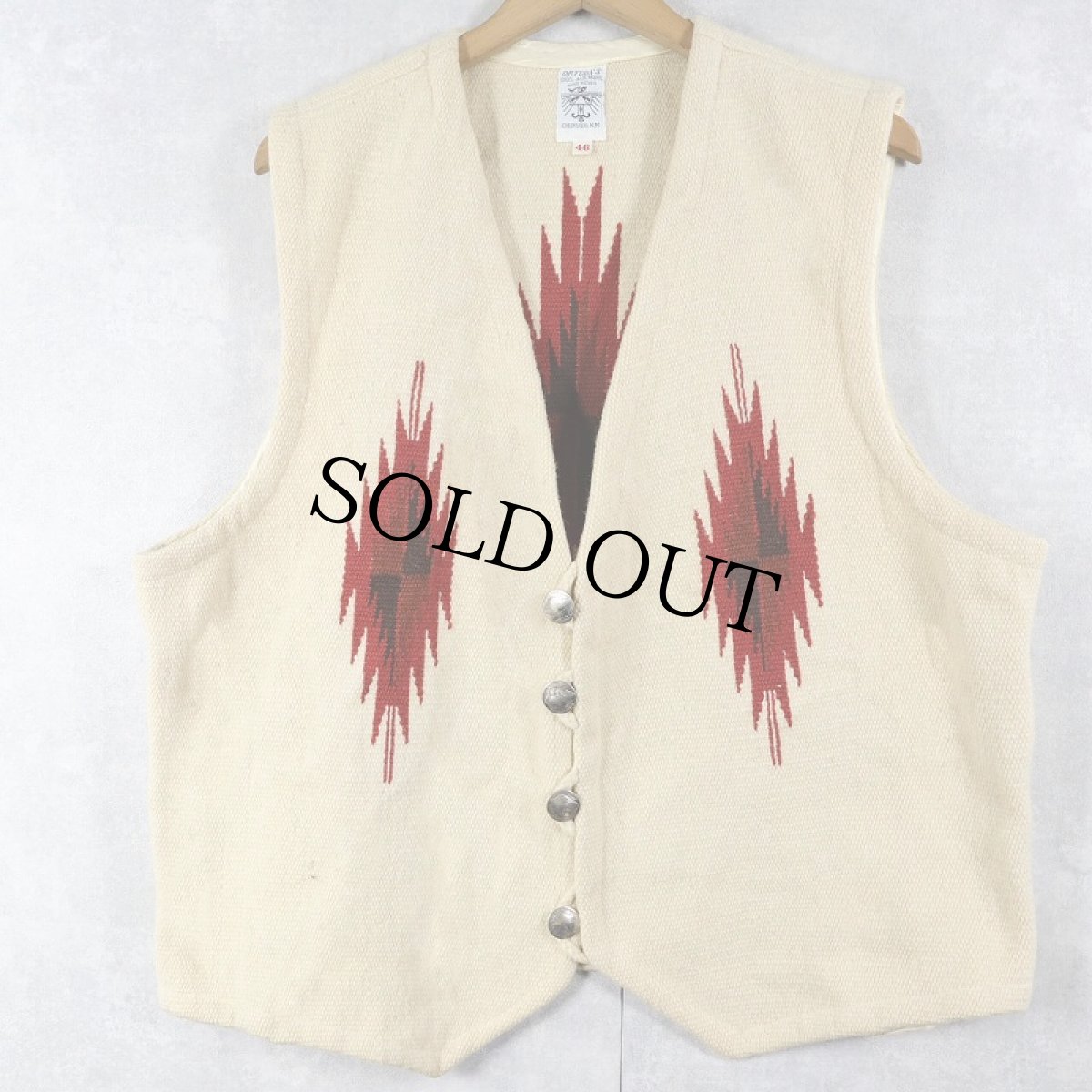 画像1: 60's〜 ORTEGA'S チマヨベスト SIZE46 (1)