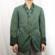 画像2: 40〜50's British Railways チェンジボタン ドライバーズジャケット (2)