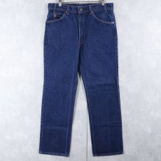 画像1: 90's Levi's 517 USA製 オレンジタブ ブーツカットデニムパンツ W33 (1)