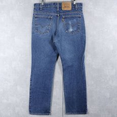 画像2: 90's Levi's 517 USA製 オレンジタブ ブーツカットデニムパンツ W36 (2)