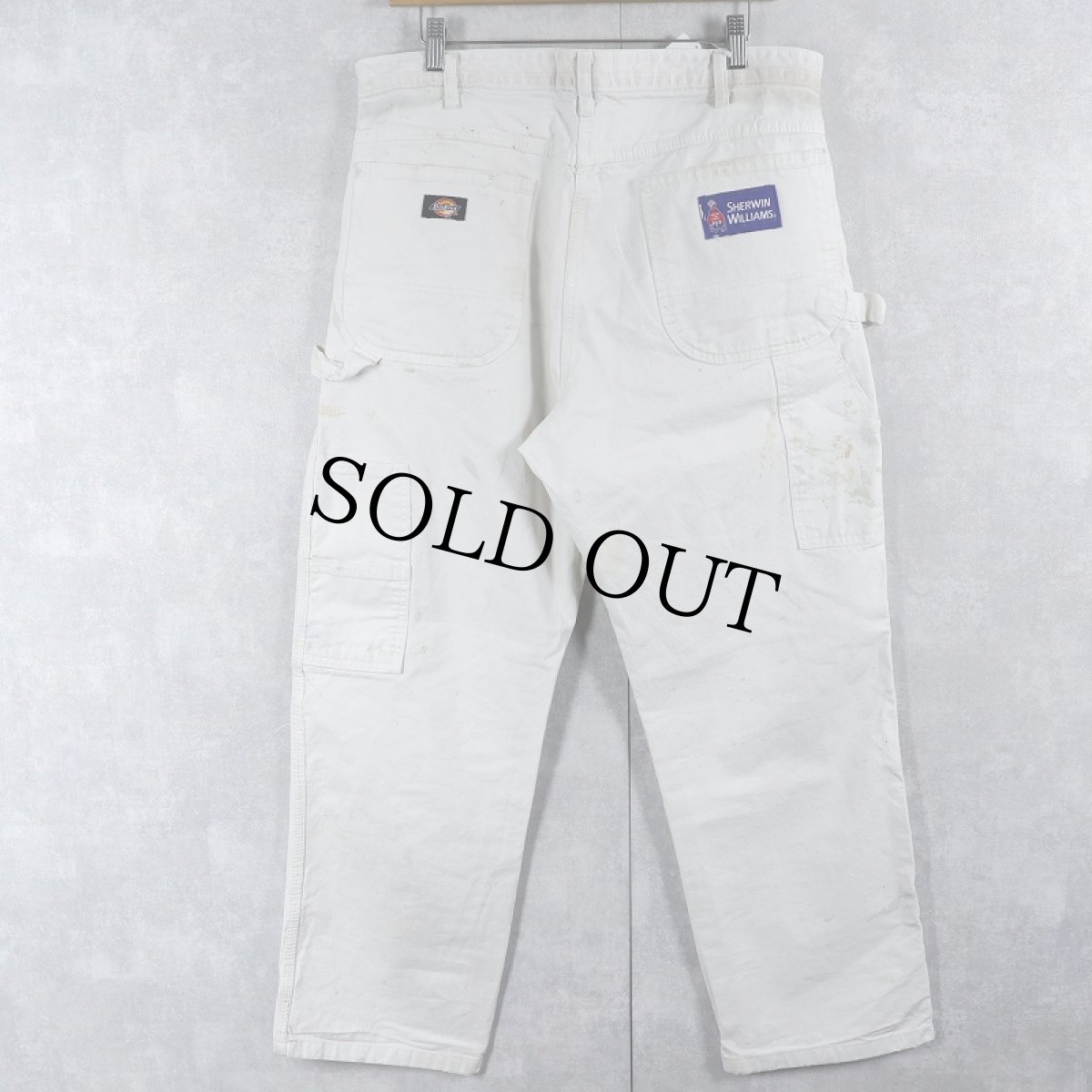 画像1: Dickies "SHERWIN WILLIAMS" ペンキペイント ペインターパンツ W35 (1)