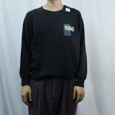 画像3: 80's Ocean Pacific サーフプリント スウェット BLACK (3)