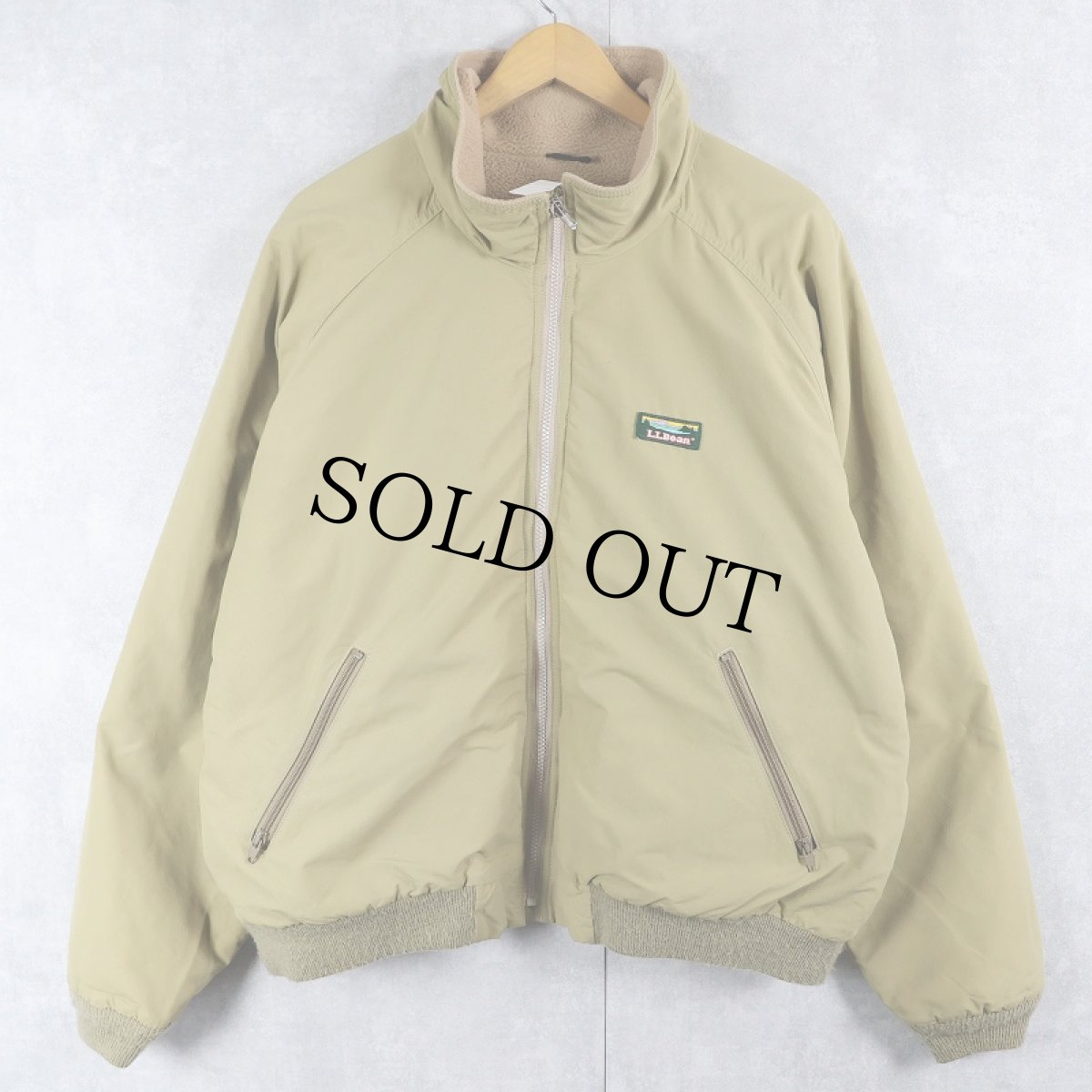 画像1: 80's L.L.Bean USA製 裏フリース ナイロンジャケット XXL (1)