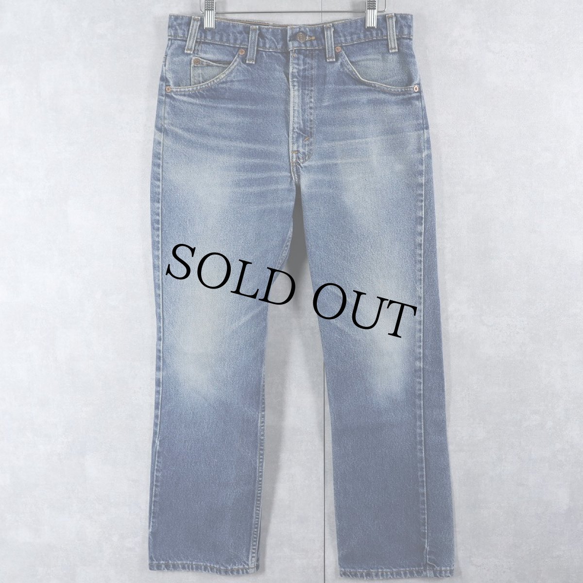 画像1: 90's Levi's 517 USA製 オレンジタブ ブーツカットデニムパンツ W31 (1)