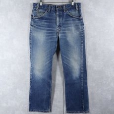 画像1: 90's Levi's 517 USA製 オレンジタブ ブーツカットデニムパンツ W31 (1)