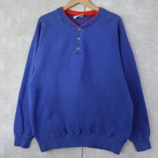 画像1: 90's L.L.Bean by RUSSELL ATHLETIC USA製 ヘンリーネックスウェット XL (1)