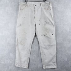 画像1: Dickies ペンキペイント ペインターパンツ W35 (1)