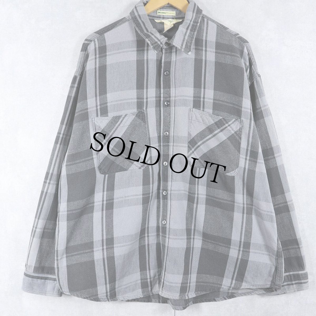 画像1: 80's ST JOHN'S BAY USA製 "BIG MAC FLANNEL" チェック柄 ヘビーネルシャツ XXL (1)