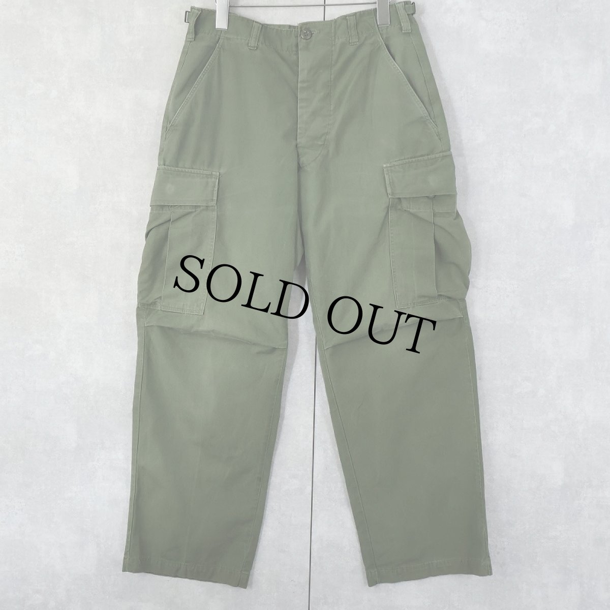 画像1: 60's U.S.ARMY コットンポプリン ジャングルファティーグパンツ 3rd SHORT SMALL (1)