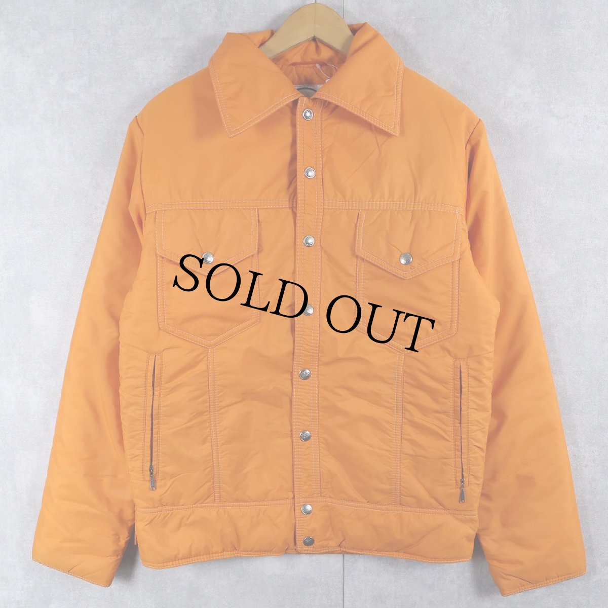 画像1: 70's BLACK BEAR グースダウン トラッカージャケット S (1)