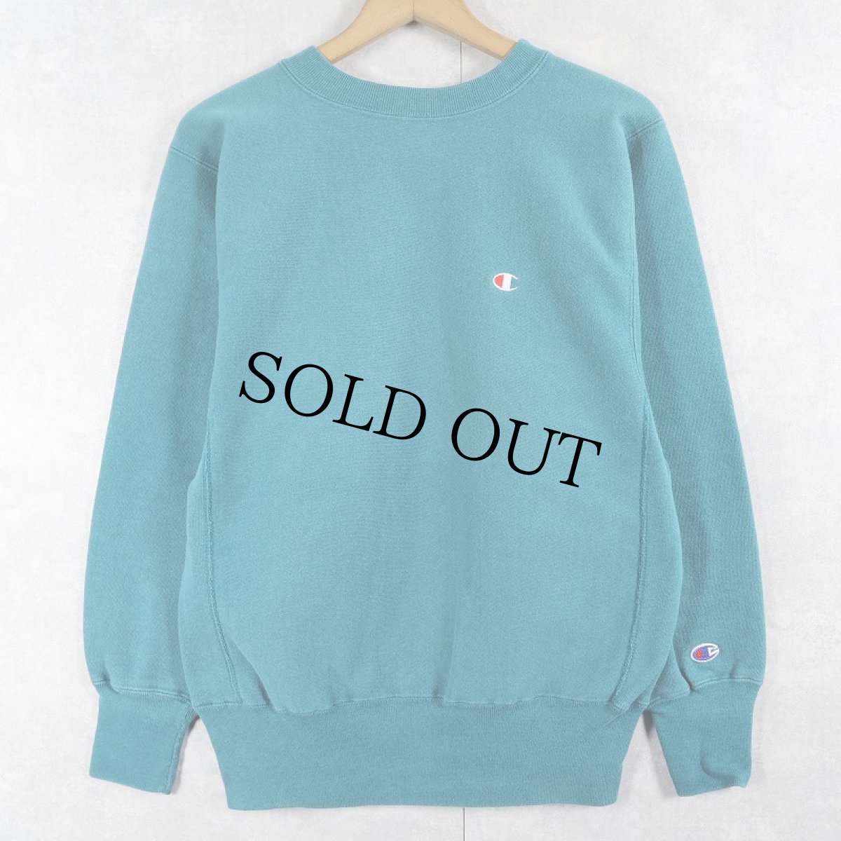 画像1: 90's Champion REVERSE WEAVE USA製 目付きスウェット M (1)