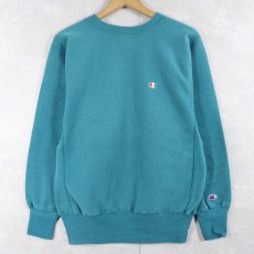 画像1: 90's Champion REVERSE WEAVE USA製 目付きスウェット M (1)