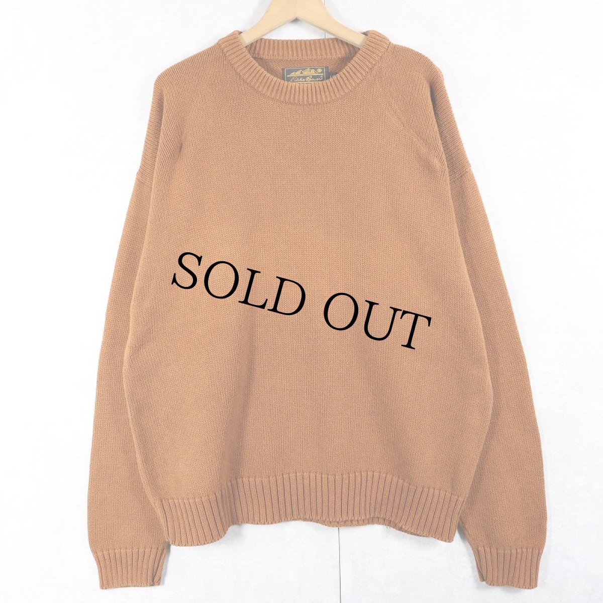 画像1: 80〜90's Eddie Bauer コットンニットセーター L (1)