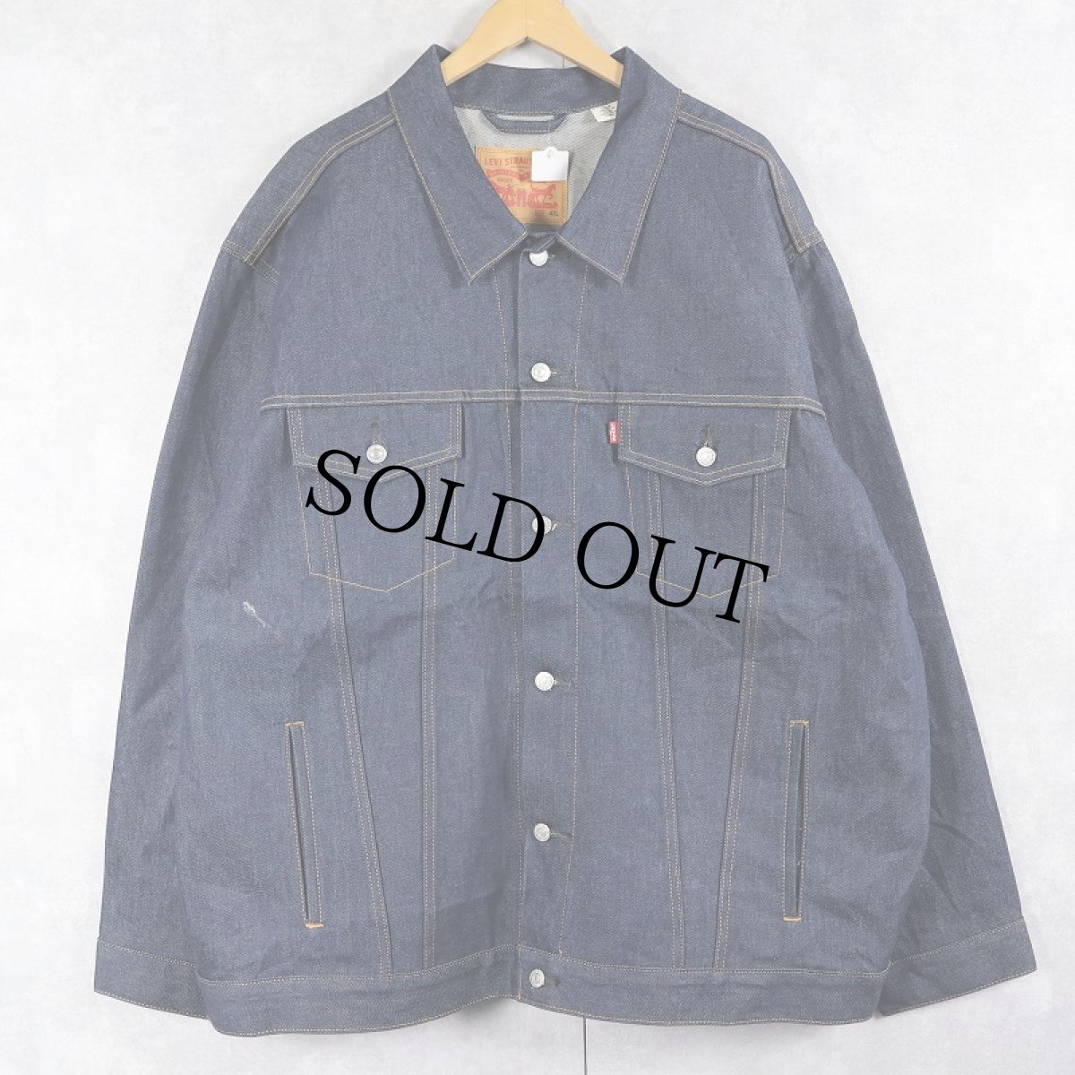 画像1: Levi's デニムジャケット 4XL (1)