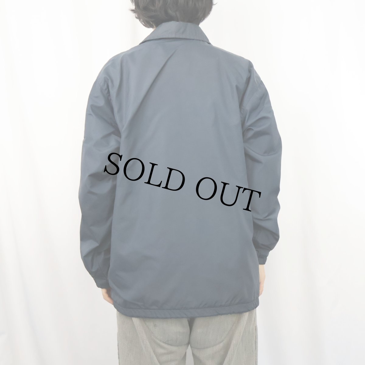 画像3: 80〜90's L.L.Bean ナイロンコーチジャケット NAVY L (3)