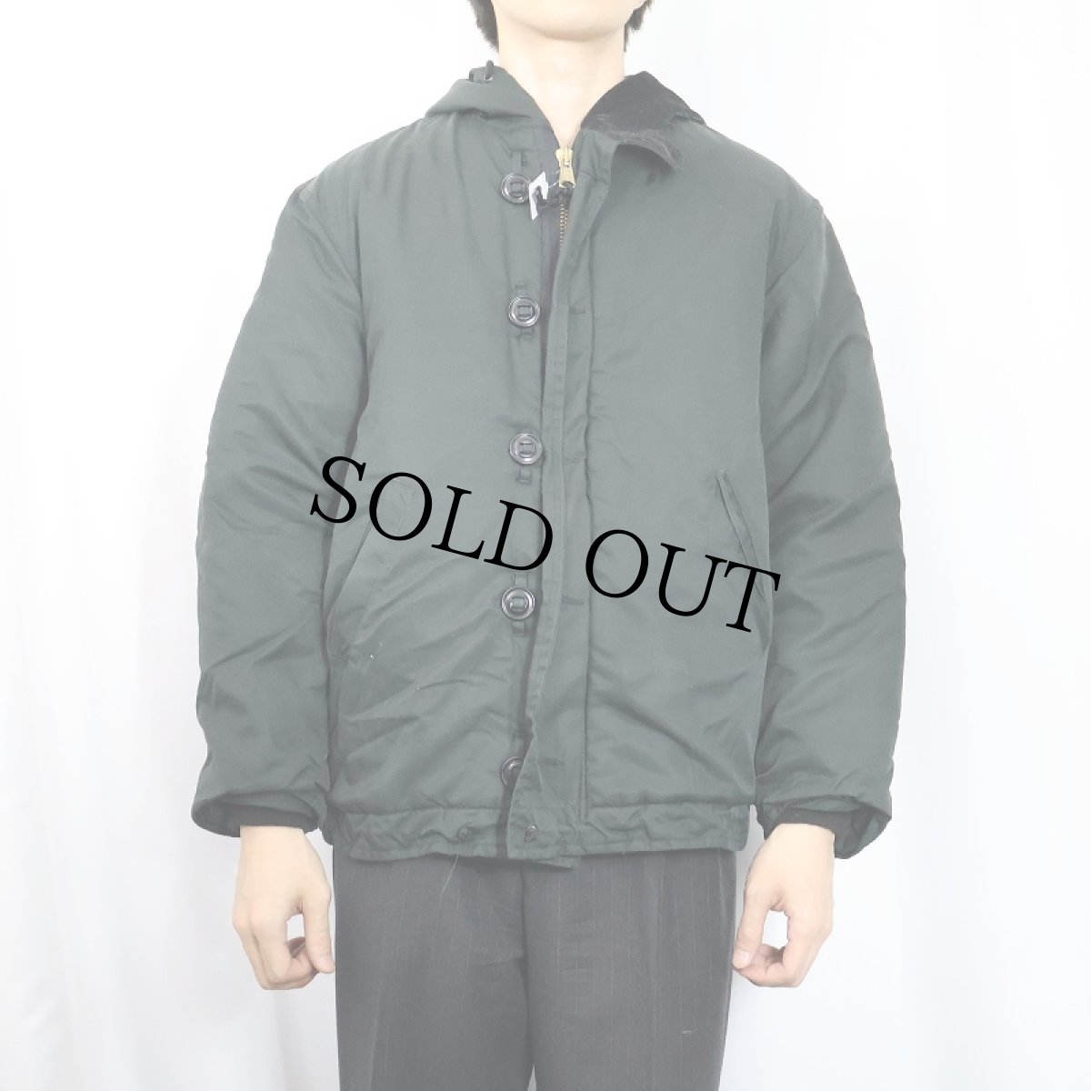 画像2: 80's ROYAL CANADIAN NAVY INTERMEDIATE COLD WEATHER PARKA SIZE5 REGULAR/MEDIUM (2)