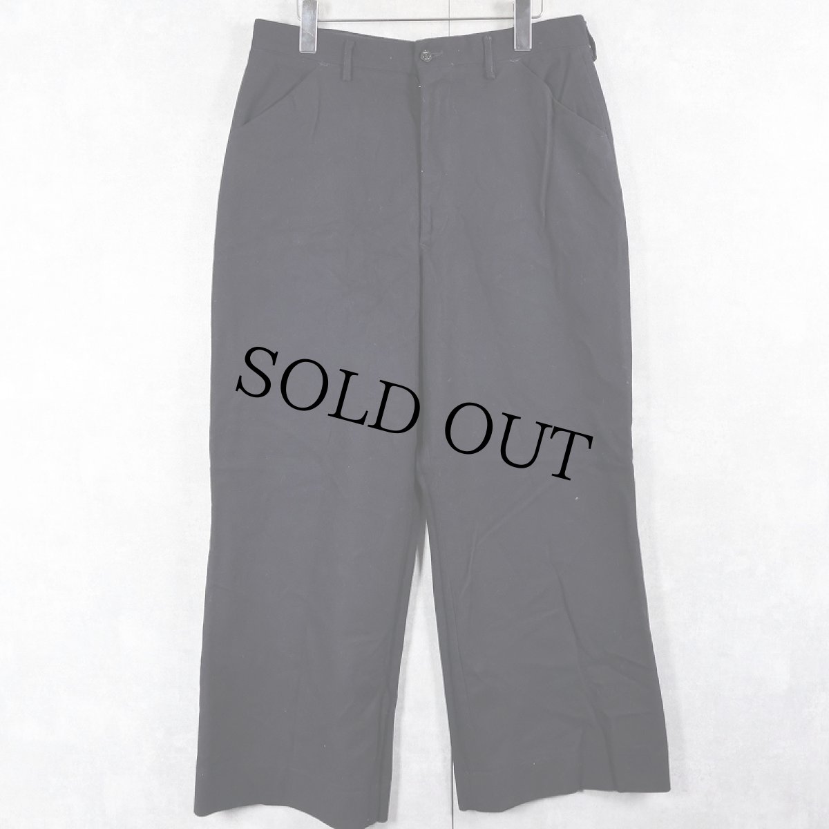 画像1: 50's U.S.NAVY ウールセーラパンツ NAVY W32 (1)