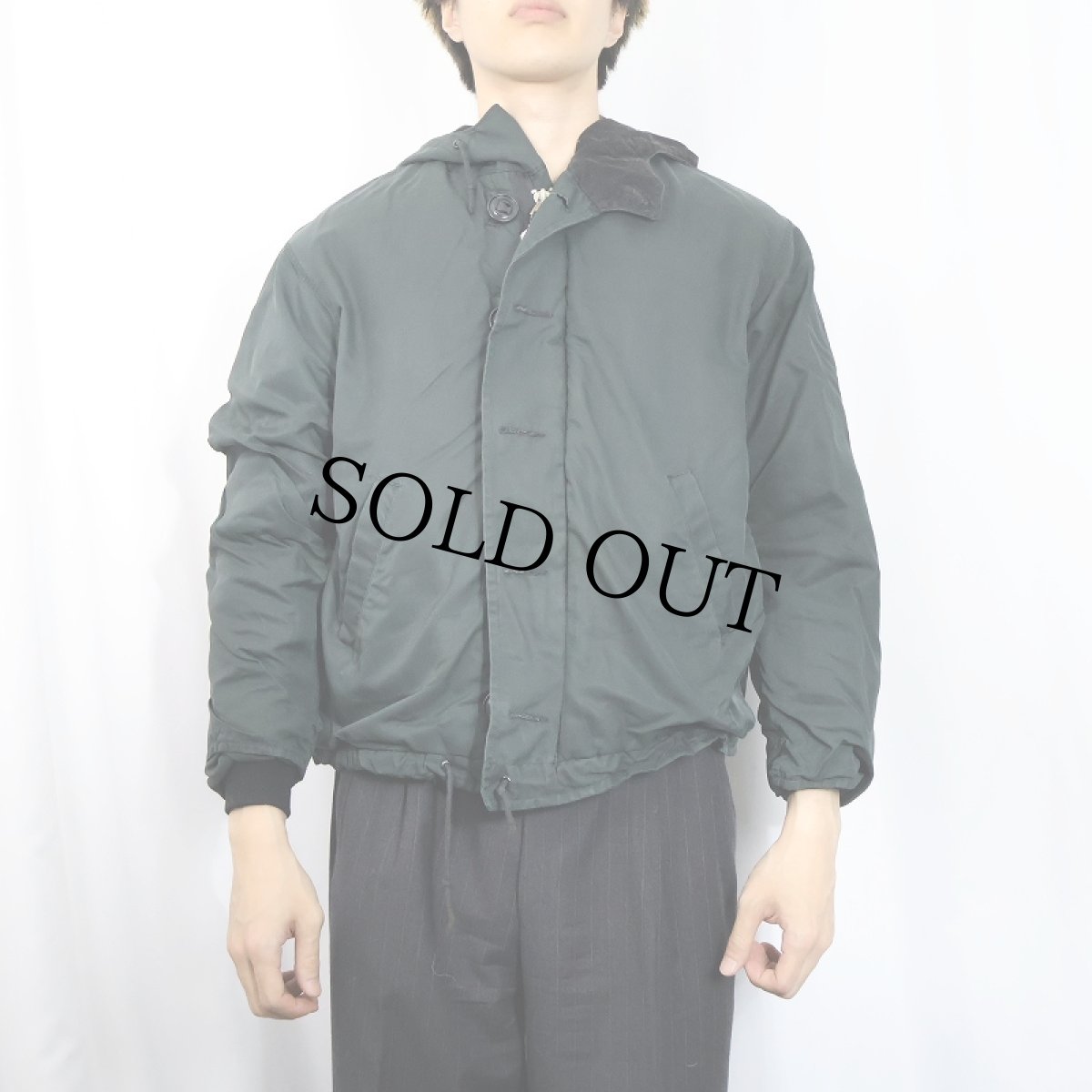 画像2: 80's ROYAL CANADIAN NAVY INTERMEDIATE COLD WEATHER PARKA SIZE2 SHORT/MEDIUM (2)