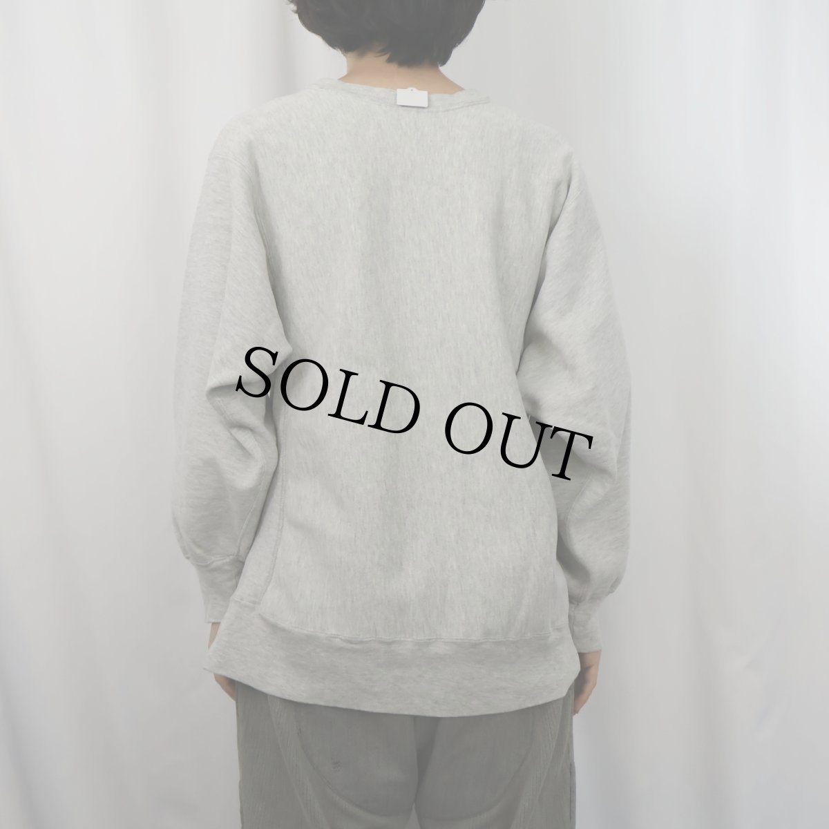 画像3: 80's Champion トリコタグ REVERSE WEAVE USA製 "MICHIGAN" 染み込みプリントスウェット XL (3)