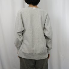 画像3: 80's Champion トリコタグ REVERSE WEAVE USA製 "MICHIGAN" 染み込みプリントスウェット XL (3)