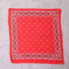 画像2: 60's GUARANTEED FAST COLOR 総柄 バンダナ (2)