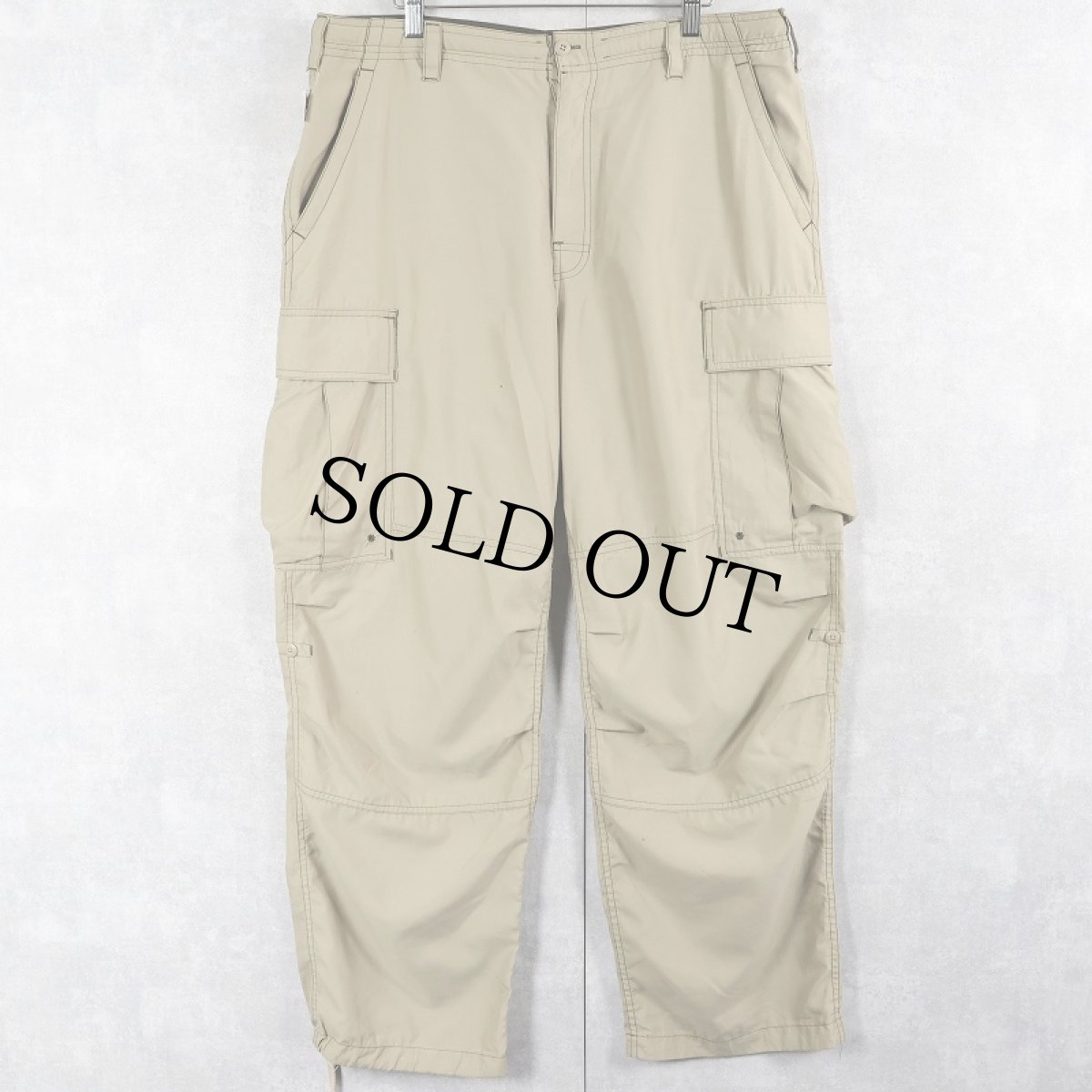 画像1: GAP ポリエステルカーゴパンツ M (1)