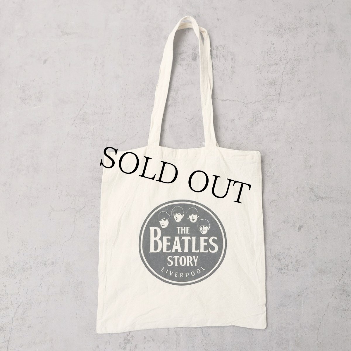 画像1: THE BEATLES ロックバンドプリント トートバッグ (1)