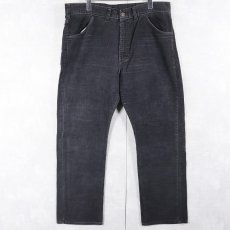 画像1: 70〜80's BIG YANK USA製 コーデュロイパンツ BLACK W37 (1)