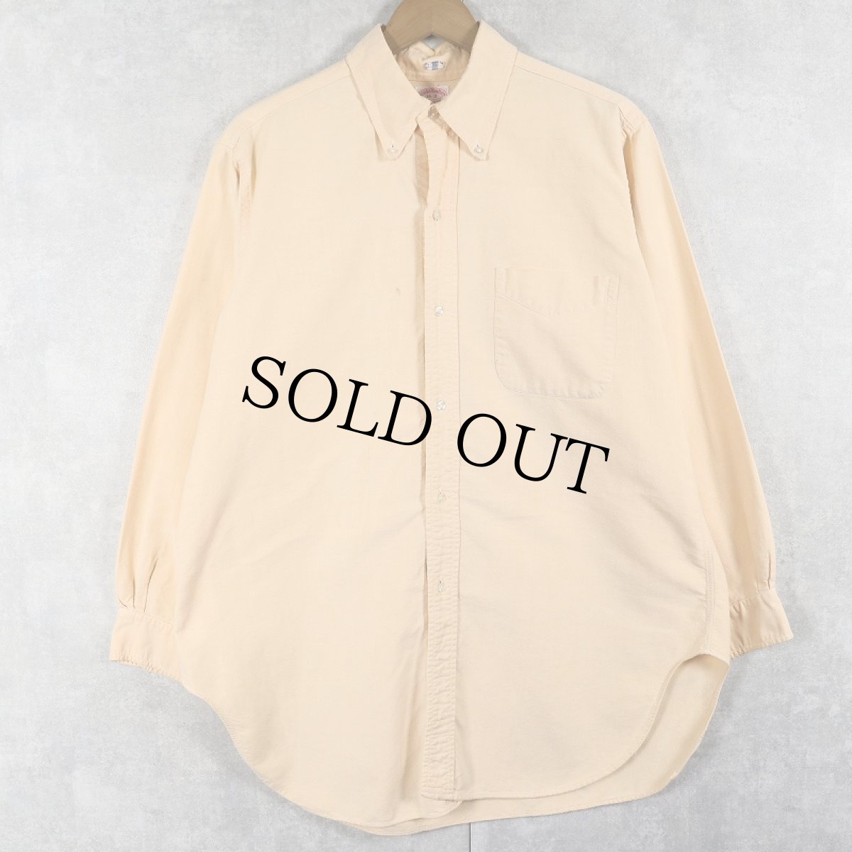 画像1: 70's Brooks Brothers 6ボタン オックスフォードボタンダウンシャツ SIZE16-2 (1)