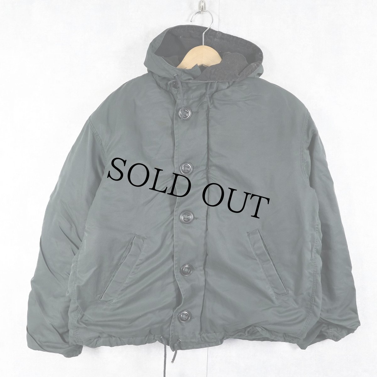 画像1: 80's ROYAL CANADIAN NAVY INTERMEDIATE COLD WEATHER PARKA SIZE2 SHORT/MEDIUM (1)