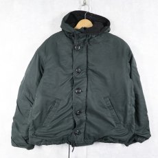 画像1: 80's ROYAL CANADIAN NAVY INTERMEDIATE COLD WEATHER PARKA SIZE2 SHORT/MEDIUM (1)