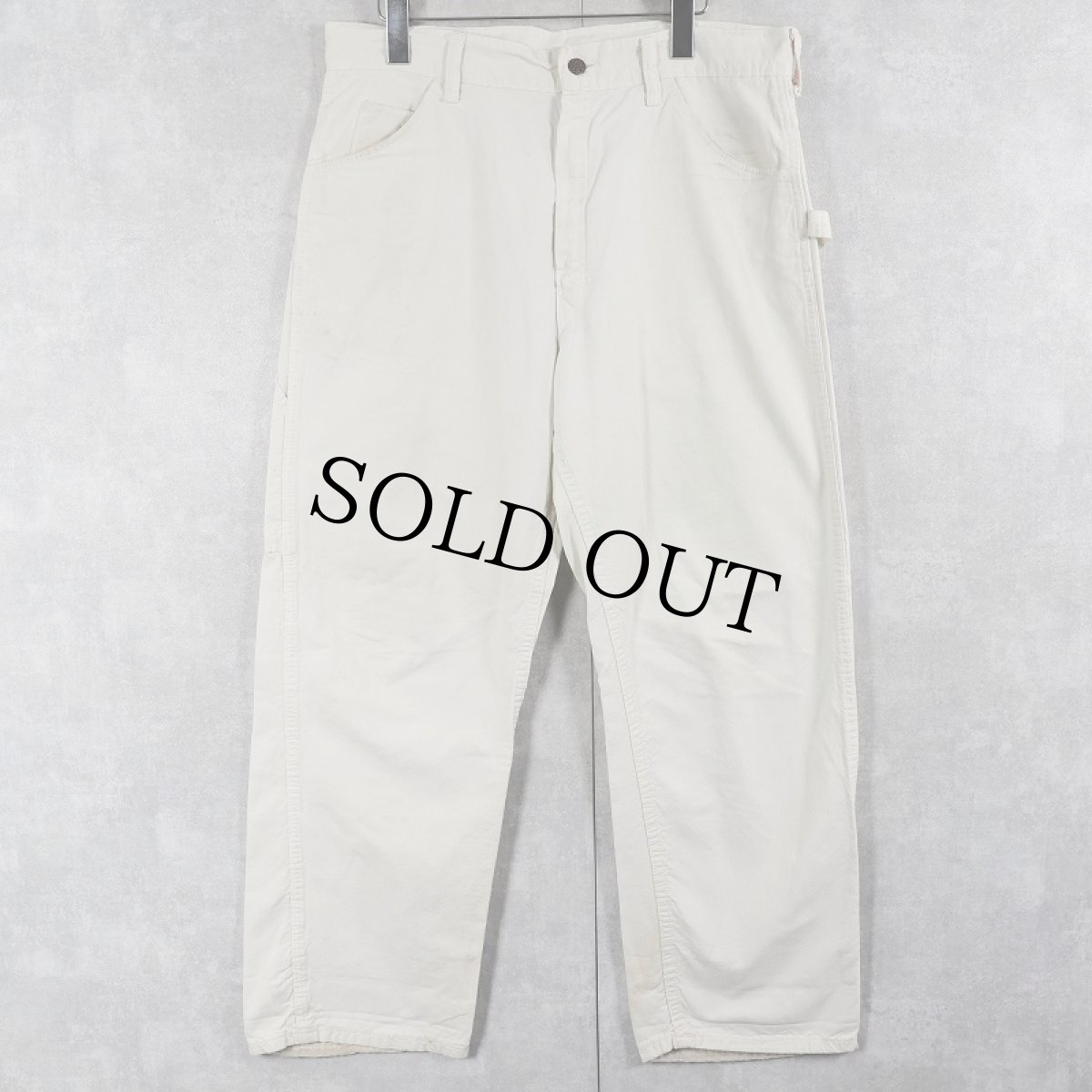 画像1: 70's BIG YANK コットンペインターパンツ W35 (1)