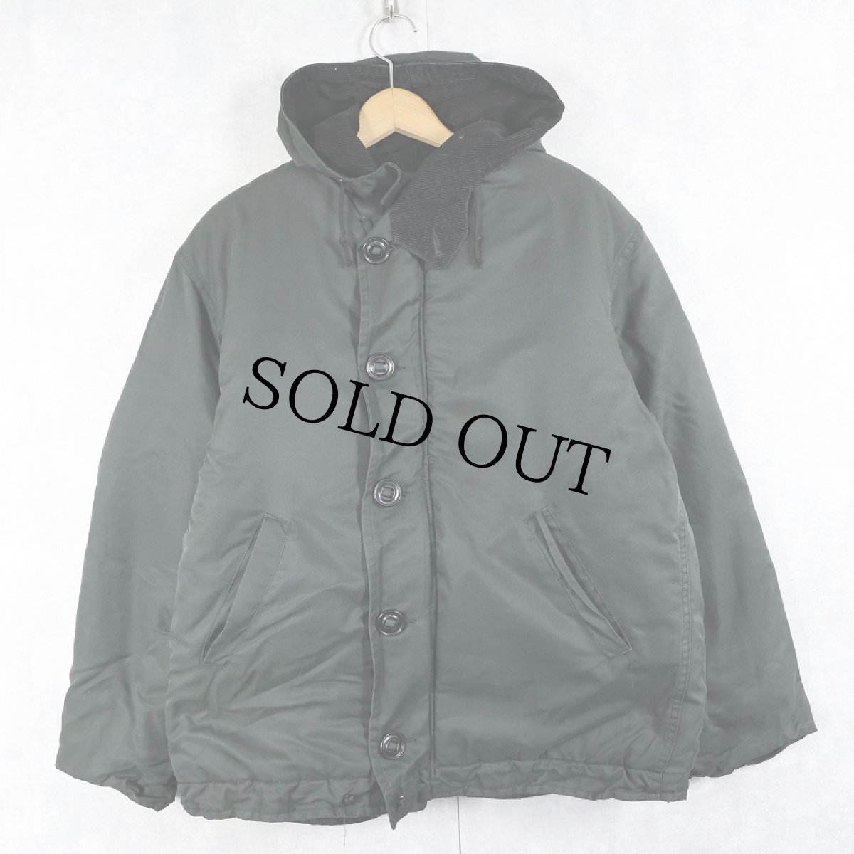 画像1: 80's ROYAL CANADIAN NAVY INTERMEDIATE COLD WEATHER PARKA SIZE5 REGULAR/MEDIUM (1)