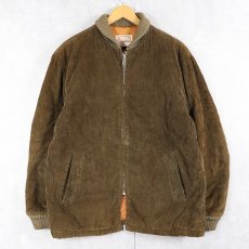 画像1: 〜70's Sportwear USA製 キルティングライナー コーデュロイジャケット SIZE42 (1)