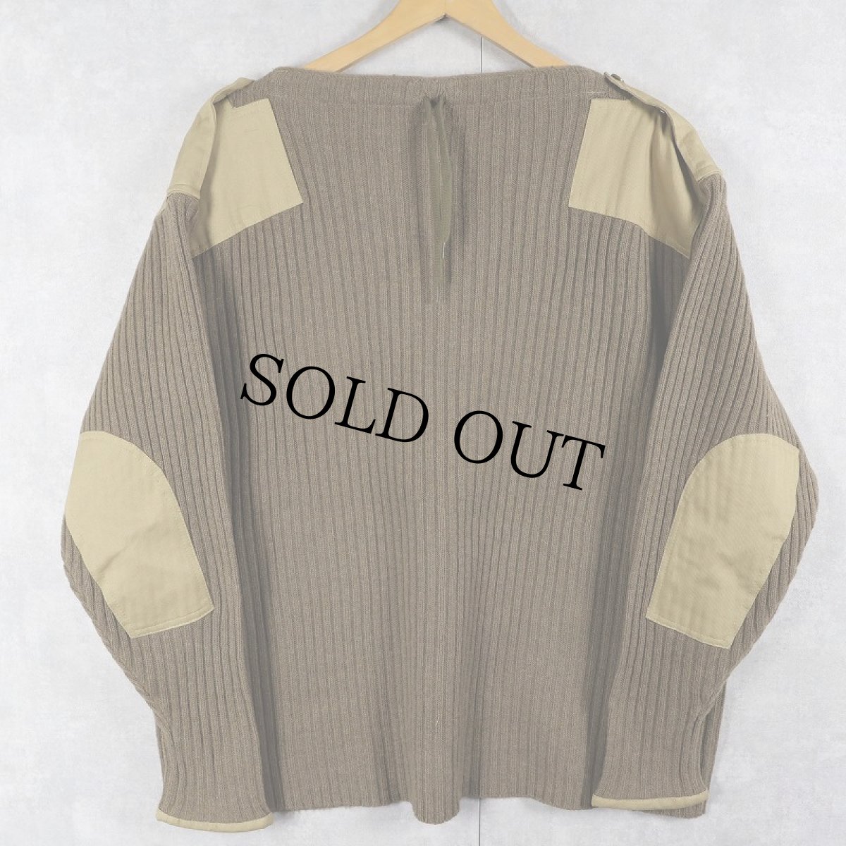 画像1: "BRITISH ARMY TYPE" コマンドニットセーター XXL (1)