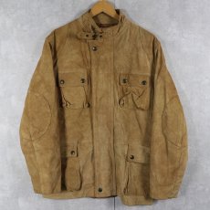 画像2: 80〜90's ITALY製 スエードレザージャケット M (2)