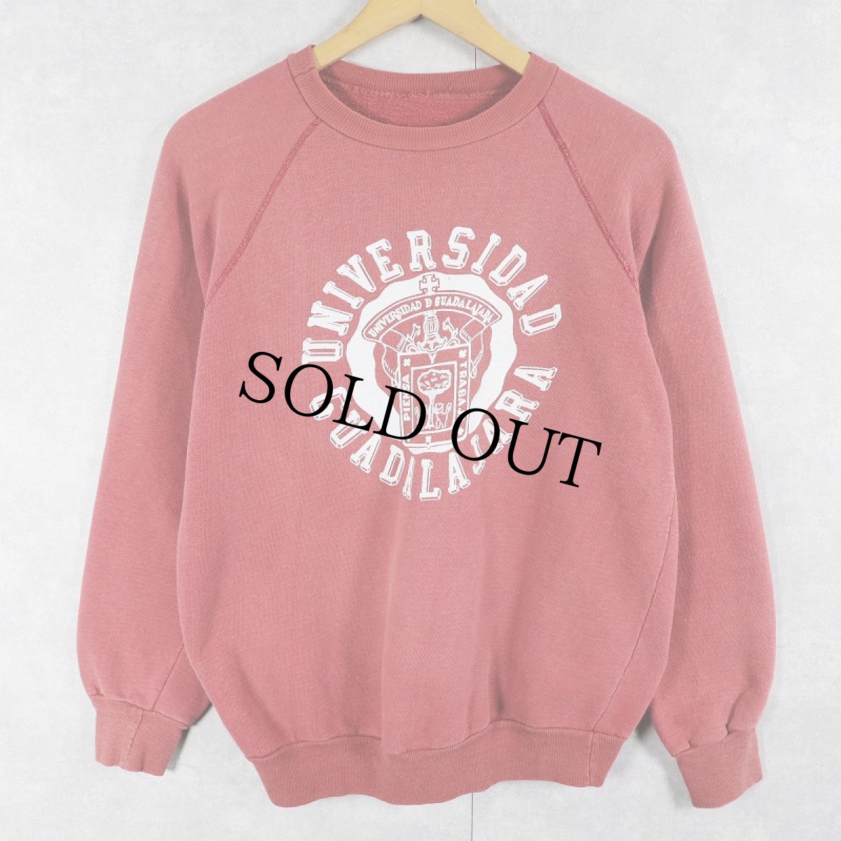 画像1: 60〜70's UNIVERSIDAD GUADALAJARA プリントスウェット (1)