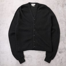 画像1: 60's Aldo Romano アルパカニットカーディガン BLACK (1)