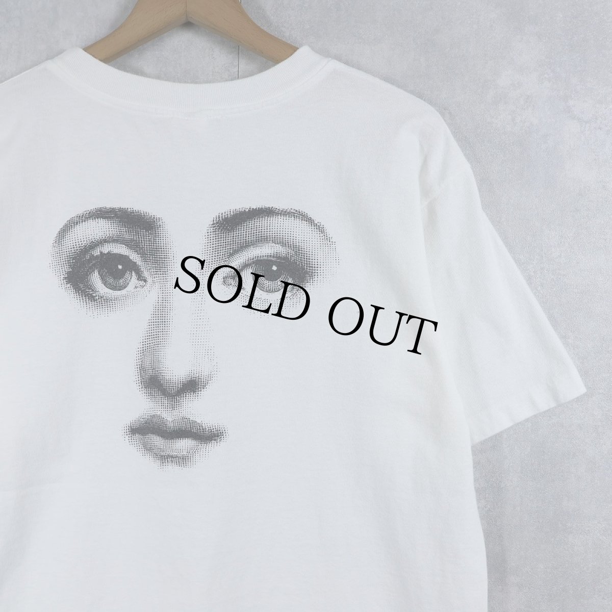 画像2: 90's Fornasetti USA製 "Lina Cavalieri" アートプリントTシャツ  (2)