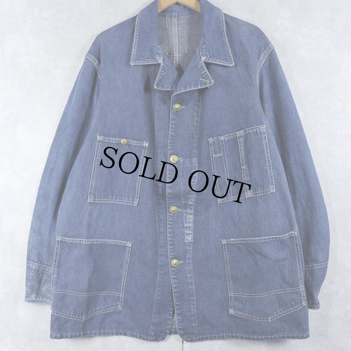 画像1: 50's OSHKOSH B'GOSH デニムカバーオール  (1)