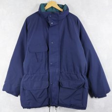 画像1: 80's Eddie Bauer USA製 "RIDGE LINE" GORE-TEX グースダウンジャケット NAVY L (1)