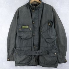 画像1: 90's Barbour ENGLAND製 "INTERNATIONAL SUIT" オイルドジャケット 3ワラント (1)