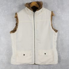 画像2: Jessica フェイクファー リバーシブルベスト L (2)