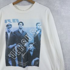 画像1: 90's BRUCE WEBER USA製 "VERSACE" フォトプリントロンT ONE SIZE (1)